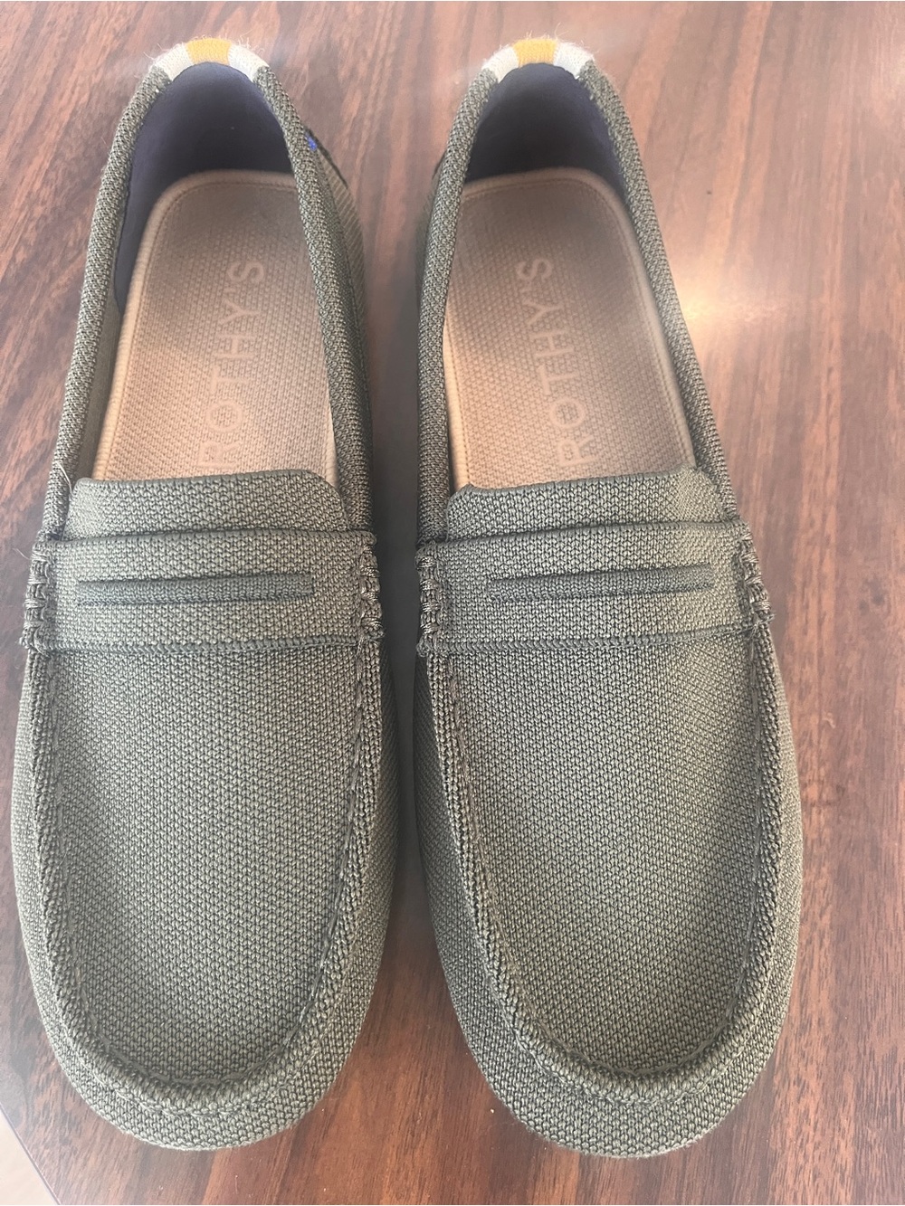 Rothy’s The Driver in Cypress/Olive Green 9.5 EUC